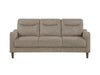 Homelegance - Linden 3 Piece Living Room Set in Brown - 9180BRW*3 - GreatFurnitureDeal