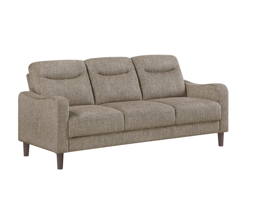 Homelegance - Linden 3 Piece Living Room Set in Brown - 9180BRW*3 - GreatFurnitureDeal