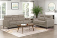 Homelegance - Linden Sofa in Brown - 9180BRW-3 - GreatFurnitureDeal