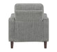 Homelegance - Linden 3 Piece Living Room Set in Gray - 9180GRY*3 - GreatFurnitureDeal