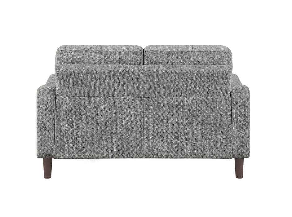 Homelegance - Linden Loveseat in Gray - 9180GRY-2 - GreatFurnitureDeal