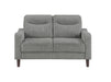 Homelegance - Linden 2 Piece Sofa Set in Gray - 9180GRY*2 - GreatFurnitureDeal