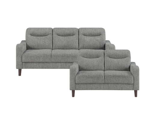 Homelegance - Linden 2 Piece Sofa Set in Gray - 9180GRY*2 - GreatFurnitureDeal