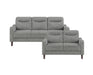 Homelegance - Linden 2 Piece Sofa Set in Gray - 9180GRY*2 - GreatFurnitureDeal
