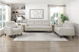 Homelegance - Linden 3 Piece Living Room Set in Taupe - 9180TPE*3 - GreatFurnitureDeal