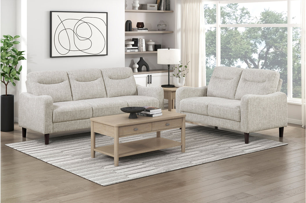 Homelegance - Linden 3 Piece Living Room Set in Taupe - 9180TPE*3 - GreatFurnitureDeal