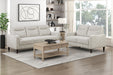 Homelegance - Linden Loveseat in Taupe - 9180TPE-2 - GreatFurnitureDeal