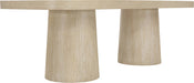 Meridian Furniture - Woodhaven 95.5" Natural Solid Wood And Oak Veneer Dining Table (3 Boxes) - 918Natural-T - GreatFurnitureDeal