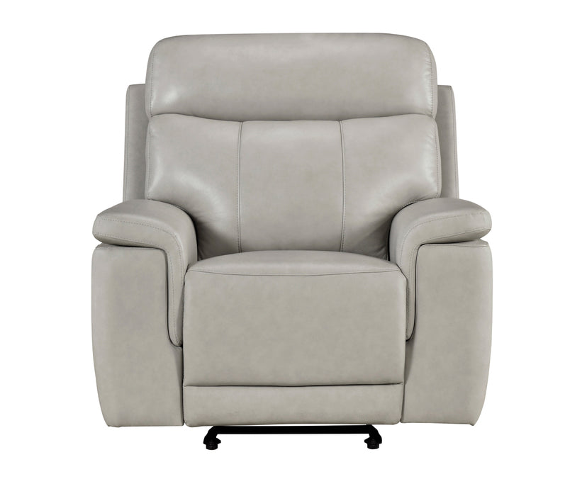 Homelegance - Celestia Power Glider Reclining Chair with Power Headrest in Light Grey - 9199TPE-1PWH - GreatFurnitureDeal