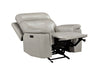 Homelegance - Celestia 3 Piece Power Double Reclining Living Room Set with Headrest in Light Gray - 9199TPE*3PWH - GreatFurnitureDeal