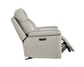Homelegance - Celestia 3 Piece Power Double Reclining Living Room Set with Headrest in Light Gray - 9199TPE*3PWH - GreatFurnitureDeal