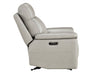 Homelegance - Celestia Power Glider Reclining Chair with Power Headrest in Light Grey - 9199TPE-1PWH - GreatFurnitureDeal