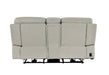 Homelegance - Celestia 2 Piece Power Double Reclining Sofa Set with Headrest in Light Gray - 9199TPE*2PWH - GreatFurnitureDeal