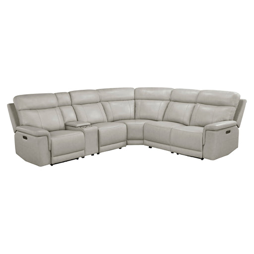 Homelegance - Celestia 6-Piece Modular Power Reclining Sectional with Power Headrests in Taupe - 9199TPE*6LRRRPWH - GreatFurnitureDeal