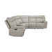 Homelegance - Celestia 6-Piece Modular Power Reclining Sectional with Power Headrests in Taupe - 9199TPE*6LRRRPWH - GreatFurnitureDeal