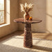 Meridian Furniture - Fontelina 30" Cherry Genuine Marble Bistro Dining Table - 919Cherry-DT30 - GreatFurnitureDeal