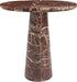Meridian Furniture - Fontelina 30" Cherry Genuine Marble Bistro Dining Table - 919Cherry-DT30 - GreatFurnitureDeal