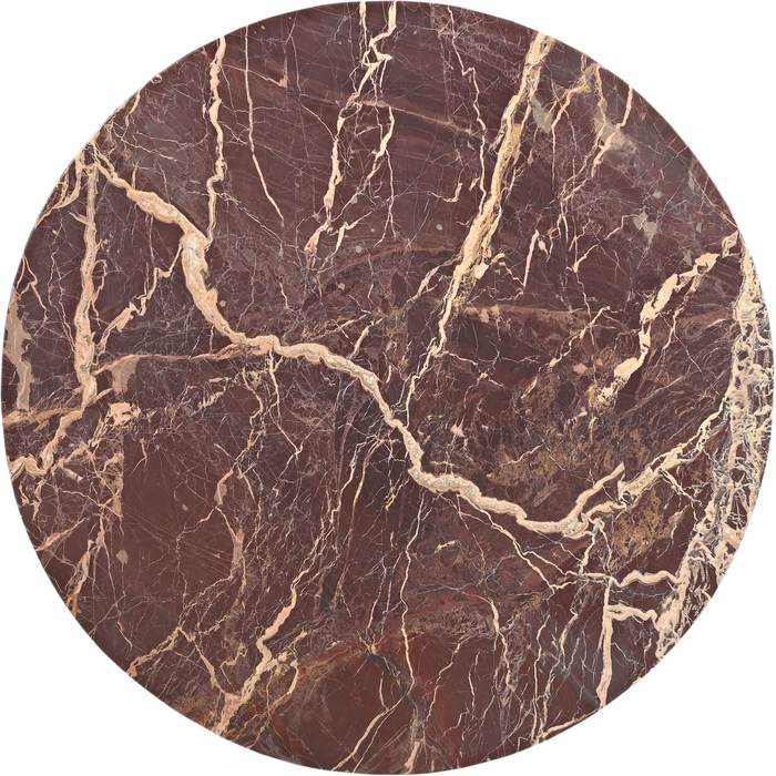 Meridian Furniture - Fontelina 30" Cherry Genuine Marble Bistro Dining Table - 919Cherry-DT30 - GreatFurnitureDeal