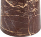Meridian Furniture - Fontelina 30" Cherry Genuine Marble Bistro Dining Table - 919Cherry-DT30 - GreatFurnitureDeal