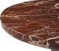 Meridian Furniture - Fontelina 30" Cherry Genuine Marble Bistro Dining Table - 919Cherry-DT30 - GreatFurnitureDeal