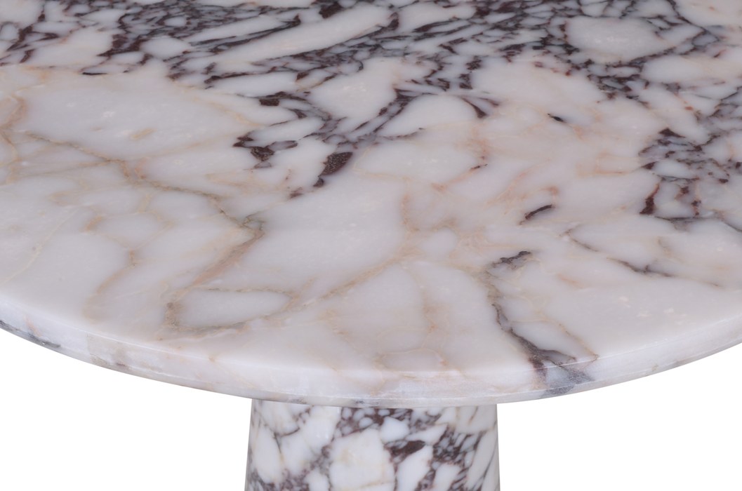 Meridian Furniture - Fontelina 30" Viola Genuine Marble Bistro Dining Table - 919Viola-DT30 - GreatFurnitureDeal