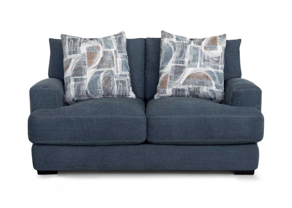 Franklin Furniture - 809 Camden Sofa and Loveseat Set in Genius Storm - 80940-STORM-80920-STORM - GreatFurnitureDeal