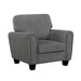 Homelegance - Lemond 3 Piece Living Room Set in Dark Gray - 9214NGH*3 - GreatFurnitureDeal