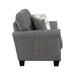 Homelegance - Lemond 2 Piece Living Room Set in Dark Gray - 9214NGH*2 - GreatFurnitureDeal