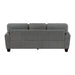 Homelegance - Lemond 2 Piece Living Room Set in Dark Gray - 9214NGH*2 - GreatFurnitureDeal
