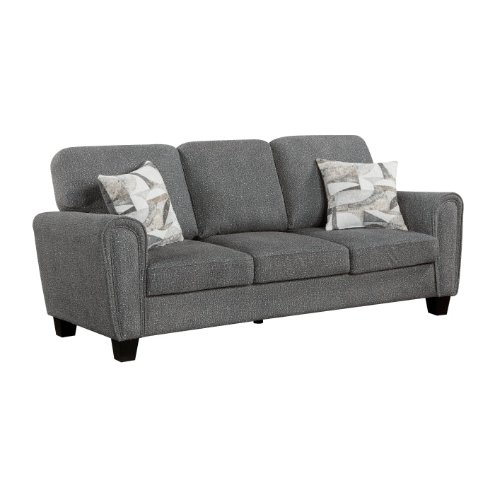 Homelegance - Lemond 2 Piece Living Room Set in Dark Gray - 9214NGH*2 - GreatFurnitureDeal