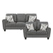 Homelegance - Lemond 2 Piece Living Room Set in Dark Gray - 9214NGH*2 - GreatFurnitureDeal