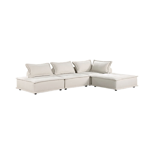 Homelegance - Inman 4 Piece Modular Sectional in Beige - 9237BE*4SC - GreatFurnitureDeal