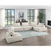 Homelegance - Inman 5 Piece Modular Sectional in Beige - 9237BE*5SC - GreatFurnitureDeal