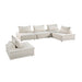 Homelegance - Inman 5 Piece Modular Sectional in Beige - 9237BE*5SC - GreatFurnitureDeal
