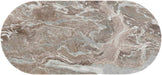 Meridian Furniture - Messina 87" Brown Genuine Marble Dining Table (3 Boxes) - 925Brown-DT - GreatFurnitureDeal