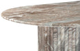 Meridian Furniture - Messina 87" Brown Genuine Marble Dining Table (3 Boxes) - 925Brown-DT - GreatFurnitureDeal