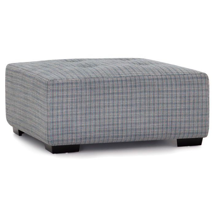 Franklin Furniture - 925 Oscar Square Ottoman w/Button Tufts in Avianna Mystic - 78318-MYSTIC