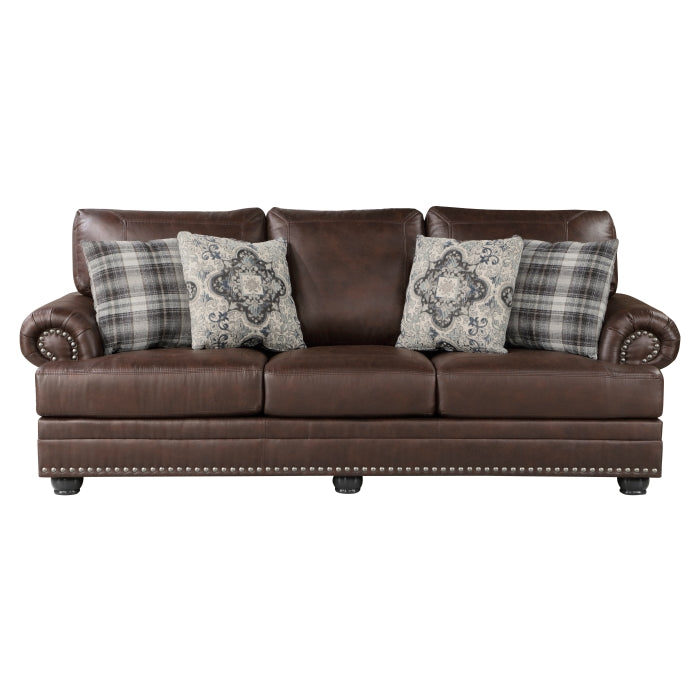 Homelegance - Franklin Sofa in Dark Brown - 9260DB-3 - GreatFurnitureDeal