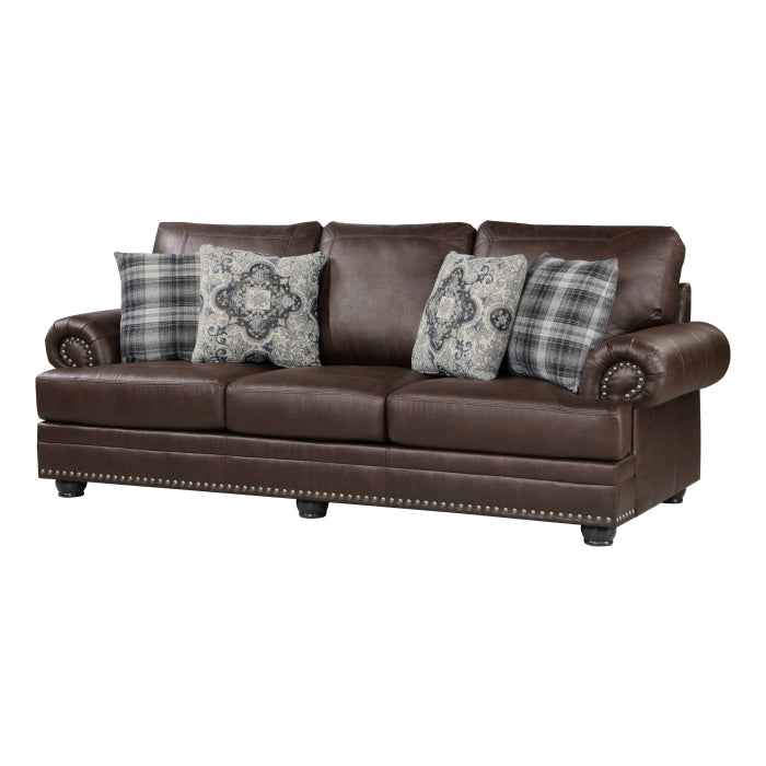 Homelegance - Franklin Sofa in Dark Brown - 9260DB-3 - GreatFurnitureDeal