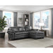 Homelegance - Exton 2 Piece Sectional with Right Chaise in Gray - 9267GY*22LRC - GreatFurnitureDeal