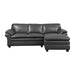 Homelegance - Exton 2 Piece Sectional with Right Chaise in Gray - 9267GY*22LRC - GreatFurnitureDeal