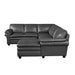 Homelegance - Exton 4 Piece Sectional with Right Chaise in Gray - 9267GY*42LRC - GreatFurnitureDeal