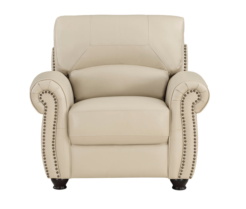 Homelegance - Foxborough 3 Piece Living Room Set in Cream - 9269CR*3