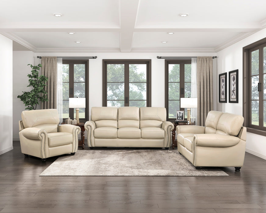Homelegance - Foxborough Loveseat in Cream - 9269CR-2