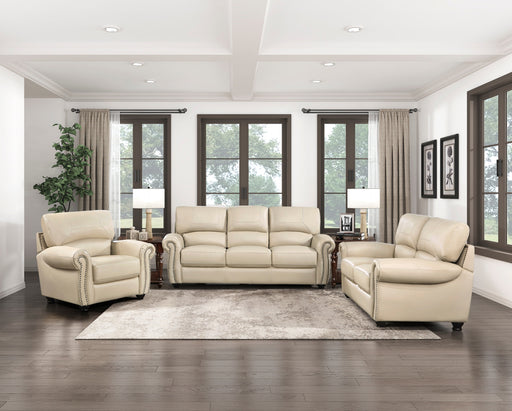 Homelegance - Foxborough 3 Piece Living Room Set in Cream - 9269CR*3 - GreatFurnitureDeal