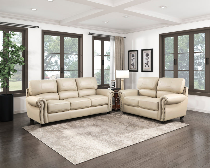 Homelegance - Foxborough 3 Piece Living Room Set in Cream - 9269CR*3