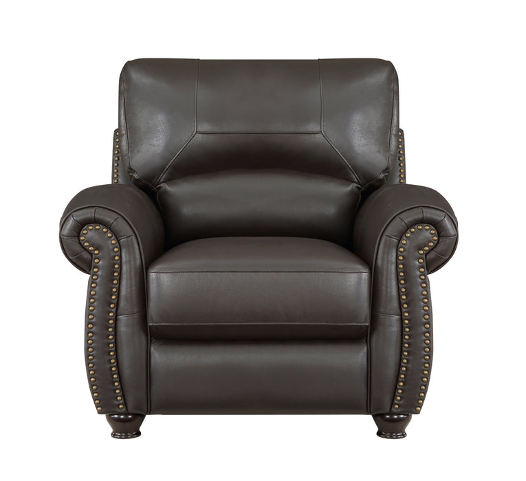 Homelegance - Foxborough Chair in Dark brown - 9269DB-1