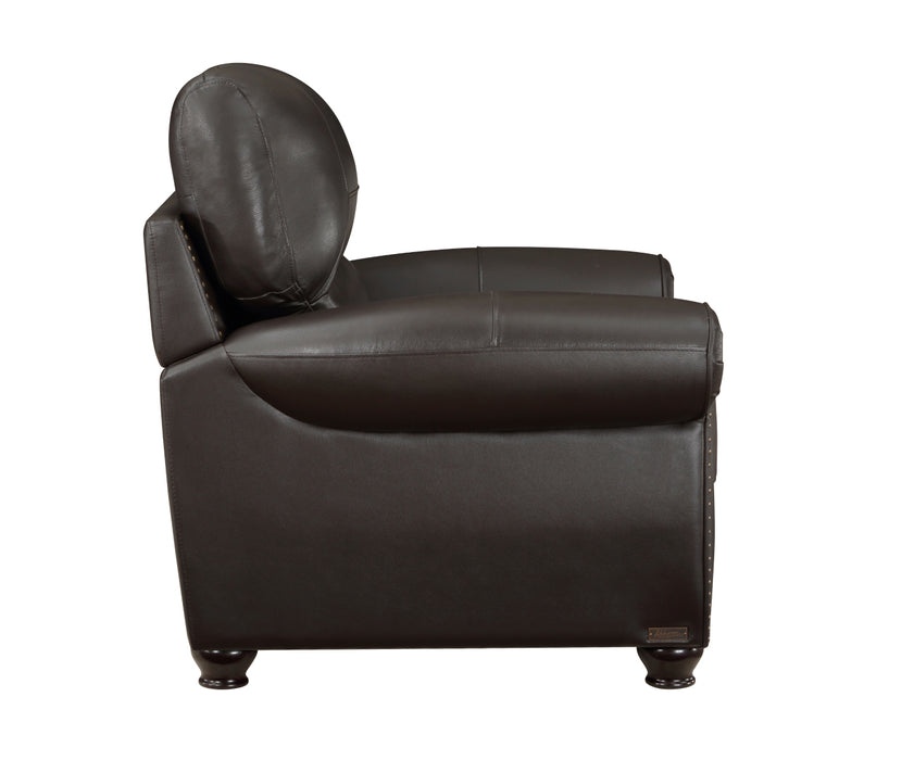 Homelegance - Foxborough 3 Piece Living Room Set in Dark Brown - 9269DB*3