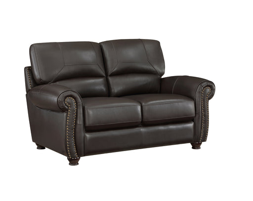 Homelegance - Foxborough Loveseat in Dark brown - 9269DB-2 - GreatFurnitureDeal