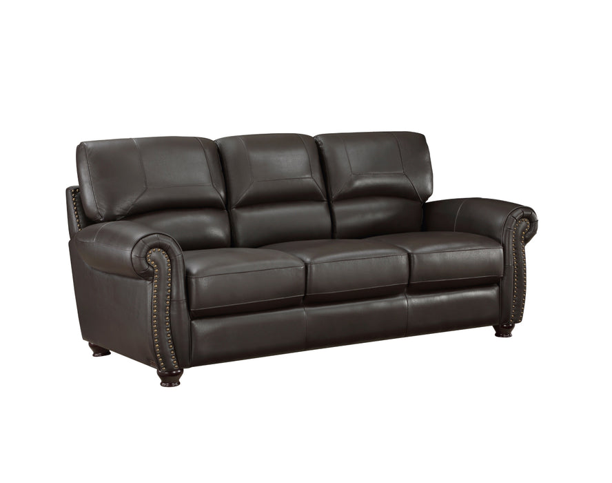 Homelegance - Foxborough Sofa in Dark brown - 9269DB-3